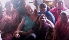 Izaskun, voluntaria en La India